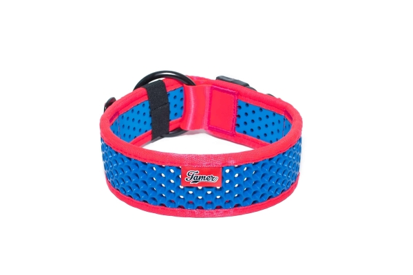 SOFTY Halsband | Länge: 50-56cm | Breite: 5,1cm | Farbe: pink/blau